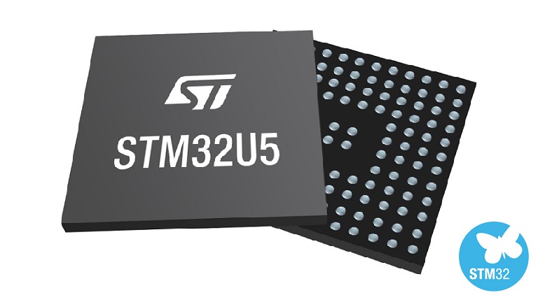 STMicroelectronics STM32U5 MCUs - front and back side