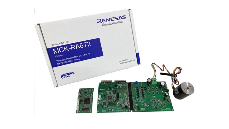 Renesas MCK-RA6T2 motor control kit unboxed