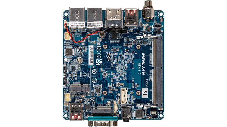 Avnet Embedded QBi-6412A – 10×10 with Intel® Celeron™ J6412 CPU - side view
