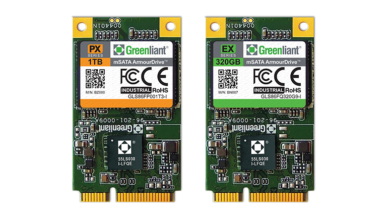 Greenliant mSATA ArmourDrive SSDs - back side of the SSD
