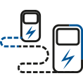 Image of EV Charging infrastructure Icon