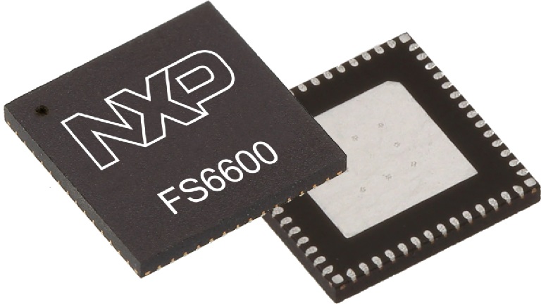 FS6600 integrated circuit from NXP - front and back side